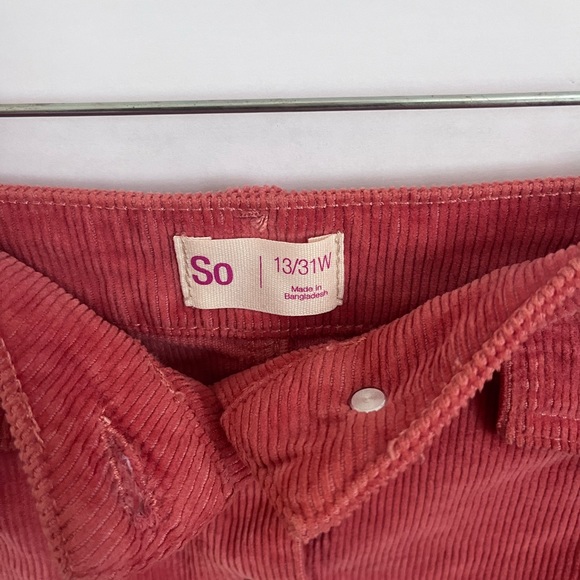 So Pink Corduroy Button Front Mini Skirt - Picture 6 of 6